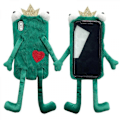 Miniatyrbild 1 av 4: Frog King mobilskal kompatibelt med iPhone 11 6.1 tum, sött tecknat lurvigt varmt plysch vintermjukt Tpu-baksida
