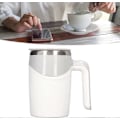 Miniatyrbillede 3 af 5: Selvrørende kaffekop, 380 ml kapacitet, elektrisk multifunktionel 304 rustfrit stål magnetisk