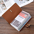 Miniatyrbillede 4 af 5: RFID Kreditkort Holder, Læder Business Card Organizer med