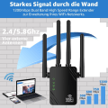 Pikkukuva 2 / 8: #WLAN-toistin WLAN-vahvistin 1200Mbit/s 5GHz & 2.4GHz kaksoiskaistainen W#