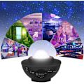 Miniatyrbillede 2 af 7: #Stjerneprojektor, stjerneprojektor natlampe med bluetooth højttaler#