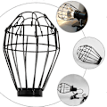 Miniatyrbillede 4 af 4: 1 stk. Krybekasse Varmelampe Anti-varmt Mesh Cover Isolationslampeskærm