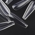 Miniatyrbilde 3 av 5: Buede full-dekkende negltips i balletform, 504 stk