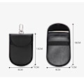Miniatyrbilde 1 av 5: Anti RFID Bilnøkkelveske Signalblokkerende Faraday-pose, Sett av