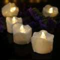 Miniatyrbild 4 av 5: 12 stycken LED-ljus (varmt ljus), flamlösa värmeljus
