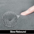 Miniatyrbillede 4 af 5: Memory Foam Bademåtte - Skridsikker, Absorberende, Super Blød Fløjl
