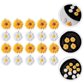 Miniatyrbillede 3 af 4: 20 stk. Blomster Charms Resin Vedhæng Mini Tusindfryd Perler Tusindfryd Charms til Smykkefremstilling