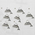 Pikkukuva 3 / 4: 20 kpl Muoti Alloy Dolphin Riipukset Korut DIY Korujen valmistustarvike kaulakorulle rannekorulle (antiikkihopea)