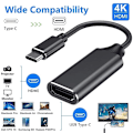 Miniatyrbild 1 av 5: USB-C till HDMI-adapter, C-typ till HDMI 4K-adapter för MacBook