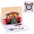 Miniatyrbild 3 av 5: *Julhälsningskort, 3d pop-up julkort gratulationskort C*