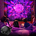 Miniatyrbilde 4 av 5: (Svart) Sky Stjerneprojektor, 4 i 1 dynamisk LED-lys projektor