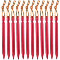 Miniatyrbilde 2 av 5: Sett med 12 teltplugger, campingteltplugger 18 cm med oppbevaringspose
