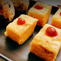 Miniatyrbillede 4 af 5: Mini Tamagoyaki-pande i støbejern - Ubelagt rektangulær japansk omeletpande med trælåg - Sort