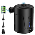 Miniatyrbilde 1 av 4: Elektrisk Luftpumpe Batteri Oppladbar Luftkompressor Inflator/Deflator Pumper for PVC Båt Madrass Badering Flåte Seng