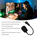 Miniatyrbilde 5 av 5: Avtakbar Roterbar Gaming Mikrofon Erstatning for Corsair HS50 HS60 HS70 Pro HS70 SE