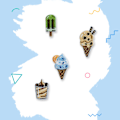 Miniatyrbillede 3 af 5: /#/20 broderede badges i Summer Afternoon Tea Patrons til syning/#/