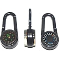 Miniatyrbillede 2 af 5: Mini Multifunktionel Karabiner 3 i 1 Kompas Termometer Udendørs H
