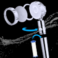 Miniatyrbillede 2 af 5: *Brusehoveder, 360° rotation, med 2M PVC-slange, med 3 højtryks*