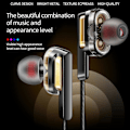 Miniatyrbilde 2 av 4: X3 Kablet Ørepropp Hi-Fi HD-kompatibel Samtale Universal 3,5 mm Subwoofer Gaming Musikk Øretelefon med Mikrofon for Trening