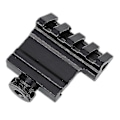 Miniatyrbillede 3 af 3: Yaju Graders Vinkel Taktisk Offset Weaver Skinnebeslag Hurtig Picatinny Udgivelse (1 stk, sort)