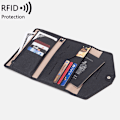 Miniatyrbillede 4 af 5: RFID multifunktions billetcertifikat taske til mænd og kvinder