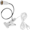 Miniatyrbilde 2 av 5: E27 Klips-på Pæreholder med Bryter, LED Bordlampe Base med 360