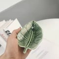 Miniatyrbilde 2 av 5: Blad Smykkeskål Dekorativ Ring Skål Holder for Smykker En