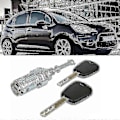 Pikkukuva 2 / 5: Citroen C2 C3 2002-2010 Vasen Etuoven Lukkosylinteri 2 Avaimella