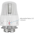 Miniatyrbilde 2 av 5: 4-pakning termostatisk hode, erstatningshode for M30 x 1,5 radiatorventil, termostatisk radiatorventil