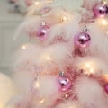 Miniatyrbilde 2 av 4: #Rosa kunstig juletre med LED-lys - 45 cm#