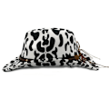 Miniatyrbillede 3 af 5: #Retro ko-print denim hat#