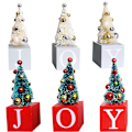 Miniatyrbillede 2 af 4: Monolit træ juletræspynt Julepynt