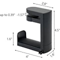Miniatyrbilde 3 av 4: Gaming Headset Hodetelefonkrok Holder Hengerfeste, Hodetelefonstativ med Justerbar & Roterende Armklemme, Under Skrivebord Design, Universell Passform, Innebygd C