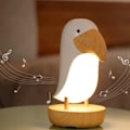 Miniatyrbillede 3 af 5: LED Toucan Fugl Natlampe Moderne Nordisk USB Bordlampe Hjem