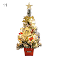 Miniatyrbild 1 av 5: Farfi 1 Set Led Vackert Handgjort Mini Julgran Estetisk Elegant Pvc Julgransmodell För Hemmet11