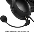 Miniatyrbillede 2 af 5: Headset Mikrofon Kommunikation Støjreducerende Gaming Mikrofon til Kingston HyperX CLOUD II Trådløs