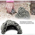 Miniatyrbilde 5 av 5: Reptiland Reptilskjul Resin Hule Stein Hule Skjulested Tu