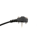 Miniatyrbilde 5 av 5: 2X Skuldermikrofon Håndmikrofon med PTT for Standard Bærbar Toveisradio VX-231 EVX-531