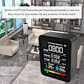 Miniatyrbilde 4 av 5: *Bærbar luftkvalitetsdetektor CO2-måling digital temperatur*