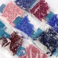 Pikkukuva 5 / 5: #Timanttimaalaussetti 5D DIY, 16x12 tuumaa, Violetit Kukat#