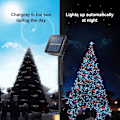 Miniatyrbilde 4 av 5: *Ny 100 stk solcelle julelys LED-lyssnor julelys Chr*