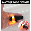 Miniatyrbilde 5 av 5: Wing Lights Faste LED Blinklys & Posisjonslys for Sykler