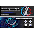 Miniatyrbillede 7 af 8: #PS5-controller oplader til 2 controllere samtidig#
