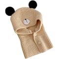 Pikkukuva 1 / 5: Balaklava-hattu lapsille - beige, talviset korvanlämmittimet pojille ja