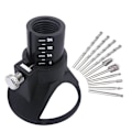 Miniatyrbillede 1 af 5: Rotary Multi Tool Tilbehørssæt til Skære Guide Bor Rotary Multi Tool Skære Guide Kontrolleret Skæresæt, 11 Dele