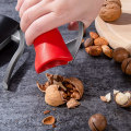 Miniatyrbillede 2 af 3: Nøddeknækker med håndtag, valnøddeknækker til nødder, pecan, valnødder rød