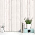 #väggdekal av PVC med träimitation#