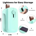 Miniatyrbilde 1 av 5: 1 stk (svart med batteri) Mini-forsegler, 2 i 1 Mini-poseforsegler
