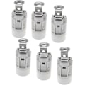 Miniatyrbild 1 av 3: E14 flamlampssockel, termoplast, grå, SES 52mm hög, 1/8 IPS gänga 6-pack