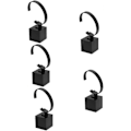 Miniatyrbillede 1 af 5: 5 stk. Ur Stand Display Ur Holder Stand Armbåndsdisplay Stand Sort Opbevaringshylder Ur Display Stativ Armbåndsholder